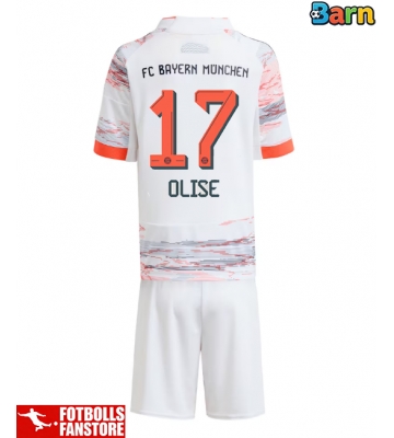 Bayern Munich Michael Olise #17 Bortatröja Barn 2025-26 Kortärmad (+ Korta byxor)